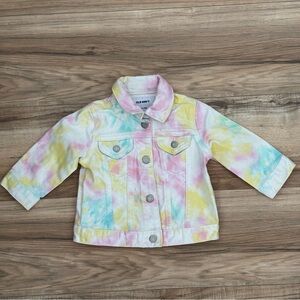Old Navy Kids Tie-Dye Denim Jacket